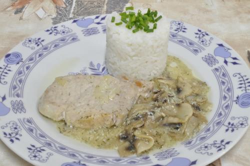 Vepřová plátky s houbami – Snadné Česko recept, zvládnete za 30 - 45 minut